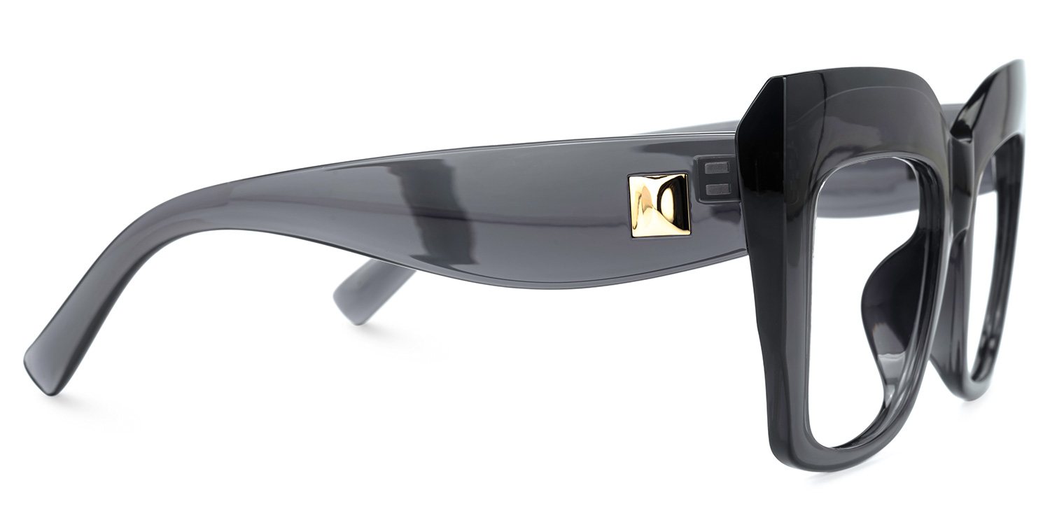 Alberta Cateye Gray Glasses2