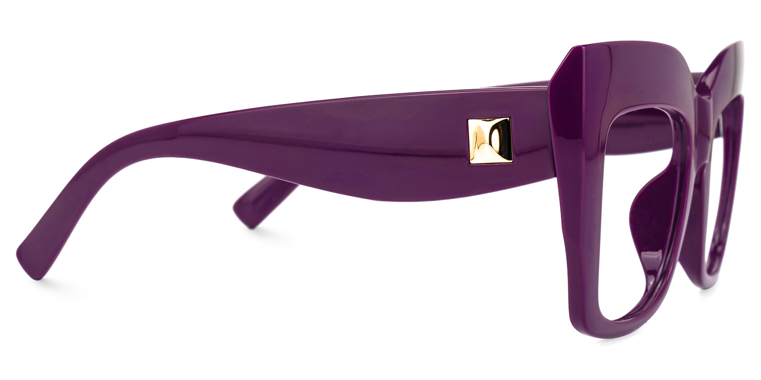 Alberta Cateye Purple Glasses2