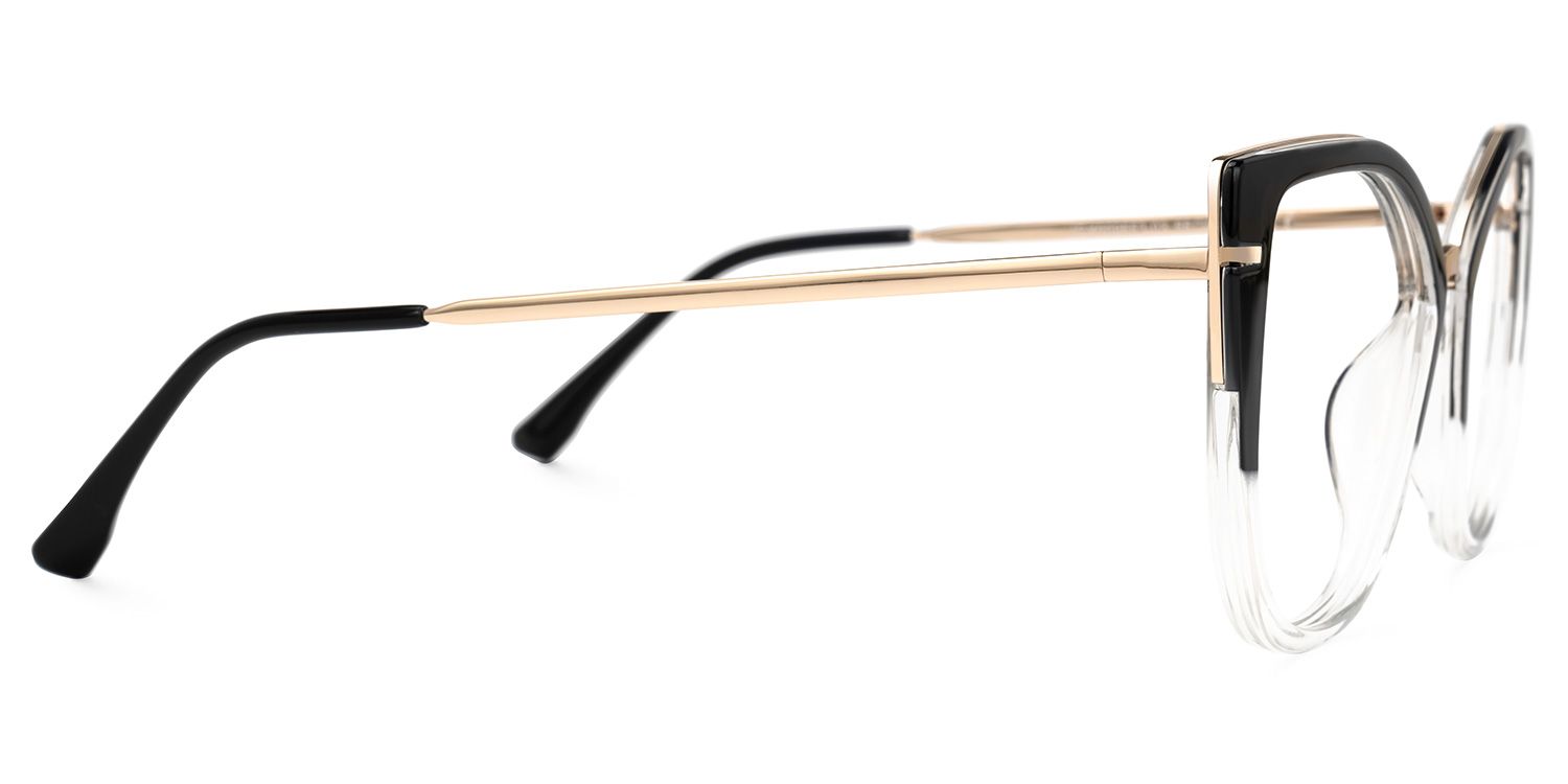Tabrieah Cateye Black Frame Glasses | ZEELOOL UK2