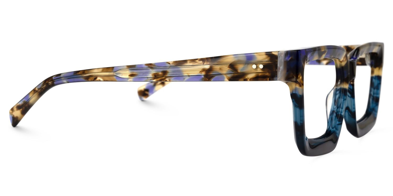 Bean Square Two-Tone Glasses | ZEELOOL UK2