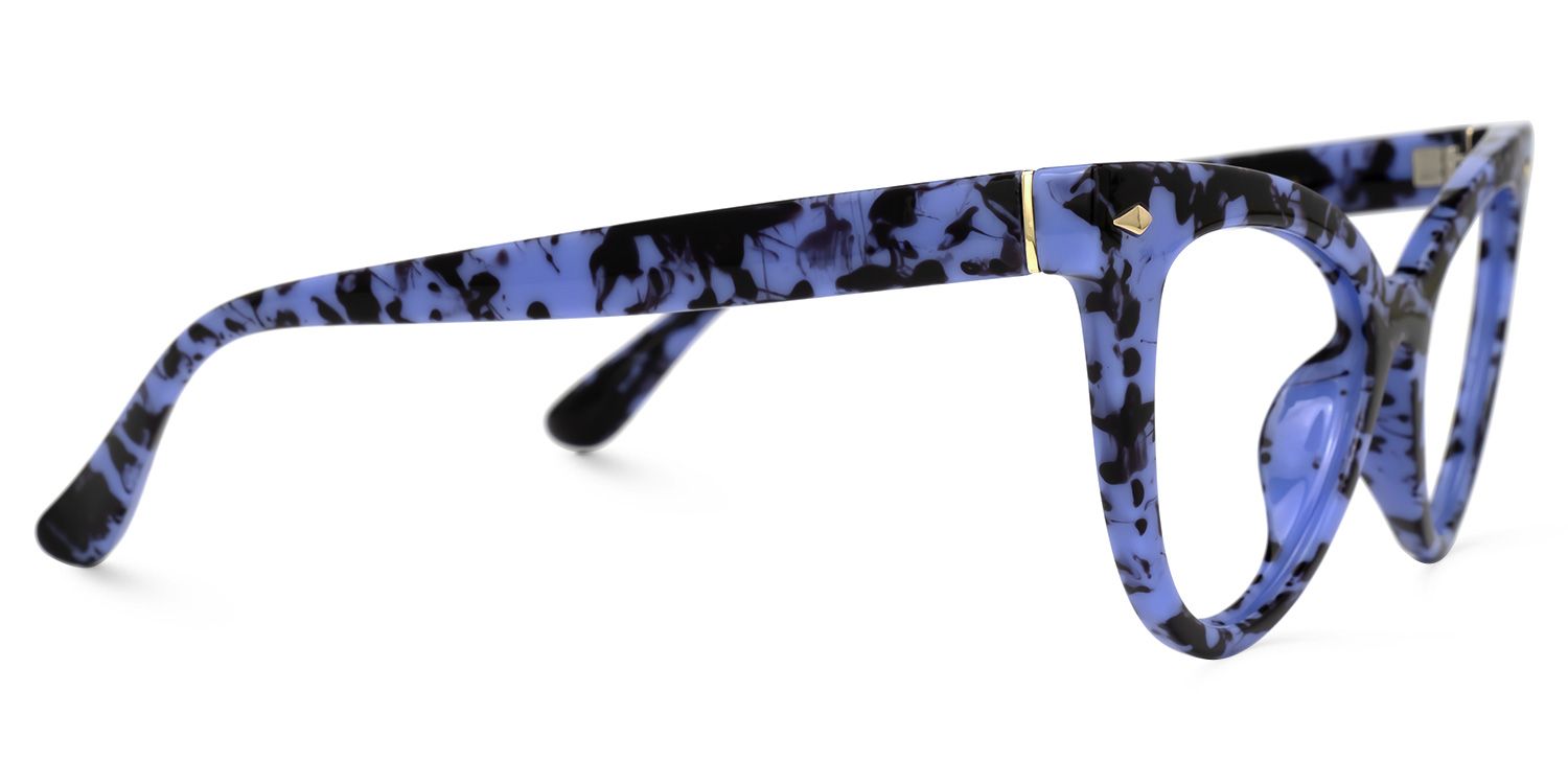 Colla Cateye Blue Glasses | ZEELOOL UK2