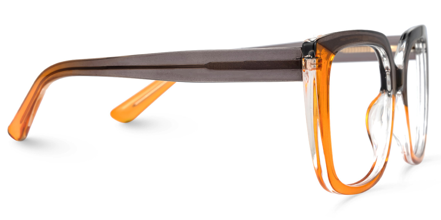 Carrero Square Gray Glasses | ZEELOOL UK2