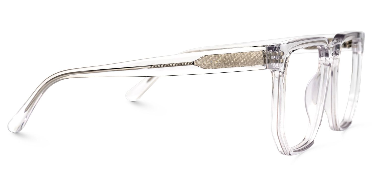 Matherne Square Clear Glasses | ZEELOOL UK2