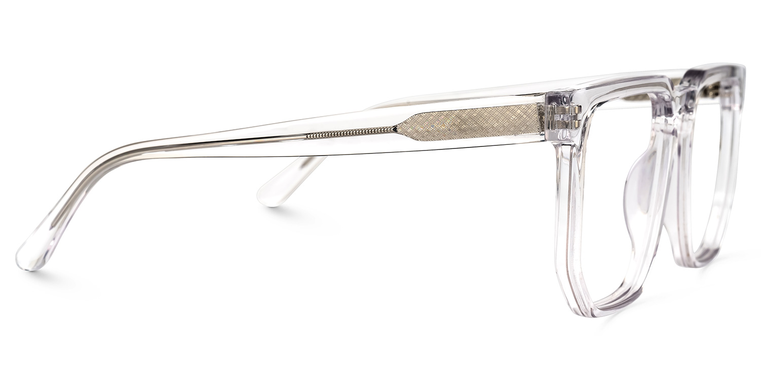 Matherne Square Clear Glasses | ZEELOOL UK2