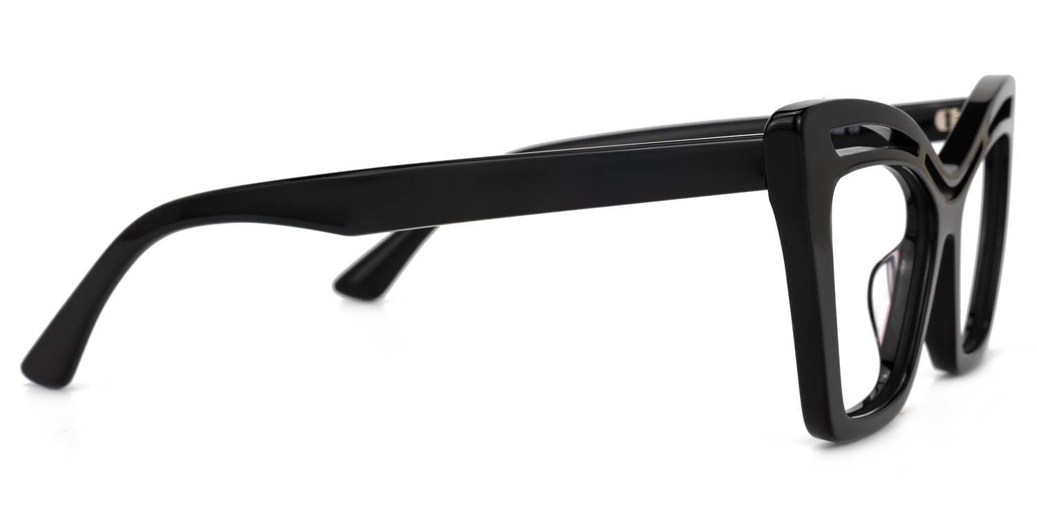 Arsolon Cateye Black Glasses | ZEELOOL UK2