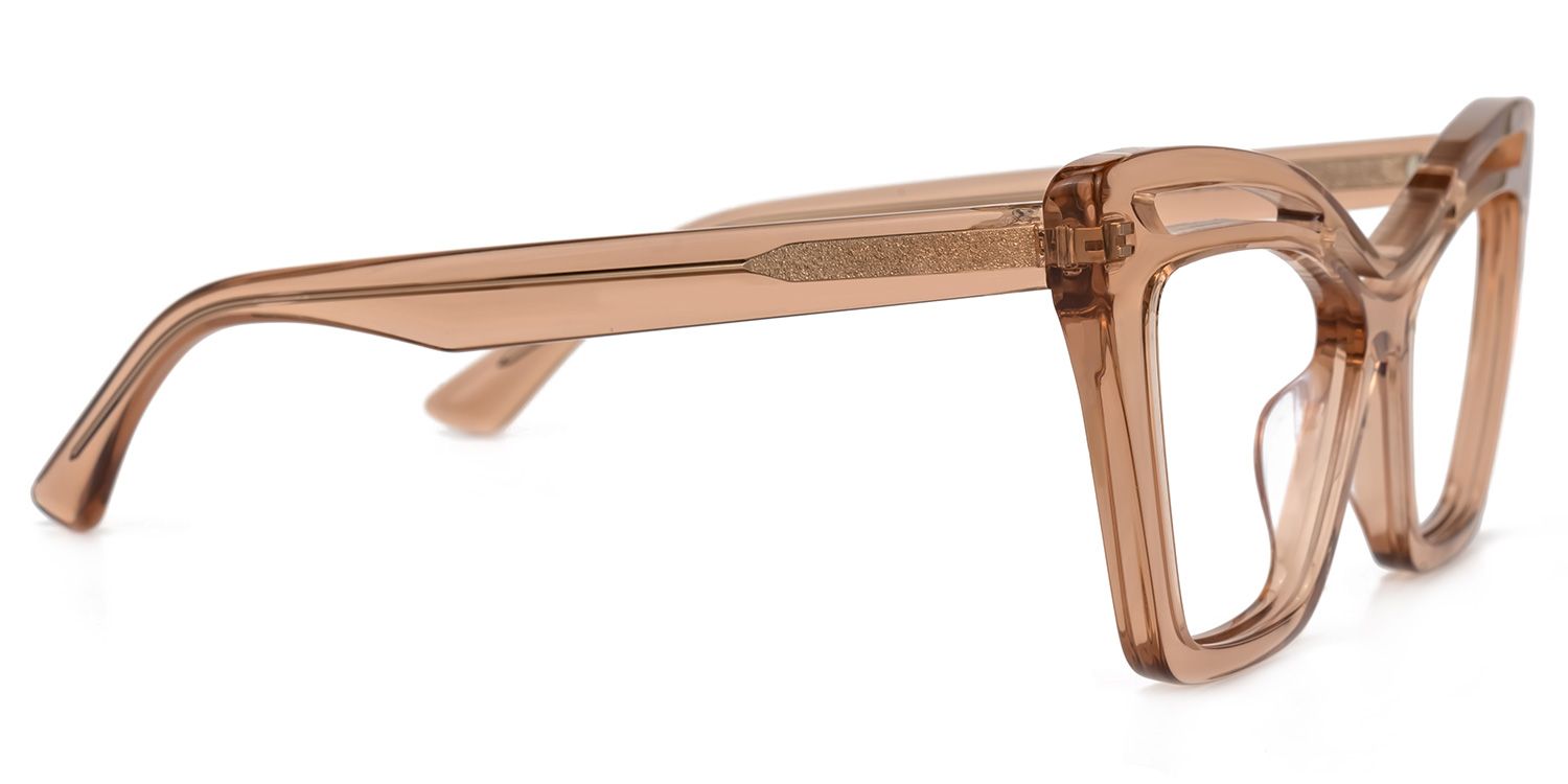 Arsolon Cateye Beige Glasses | ZEELOOL UK2