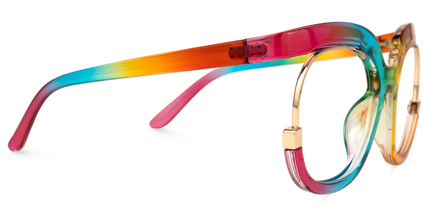 Darice Round Colorful Glasses | Zeelool Glasses2
