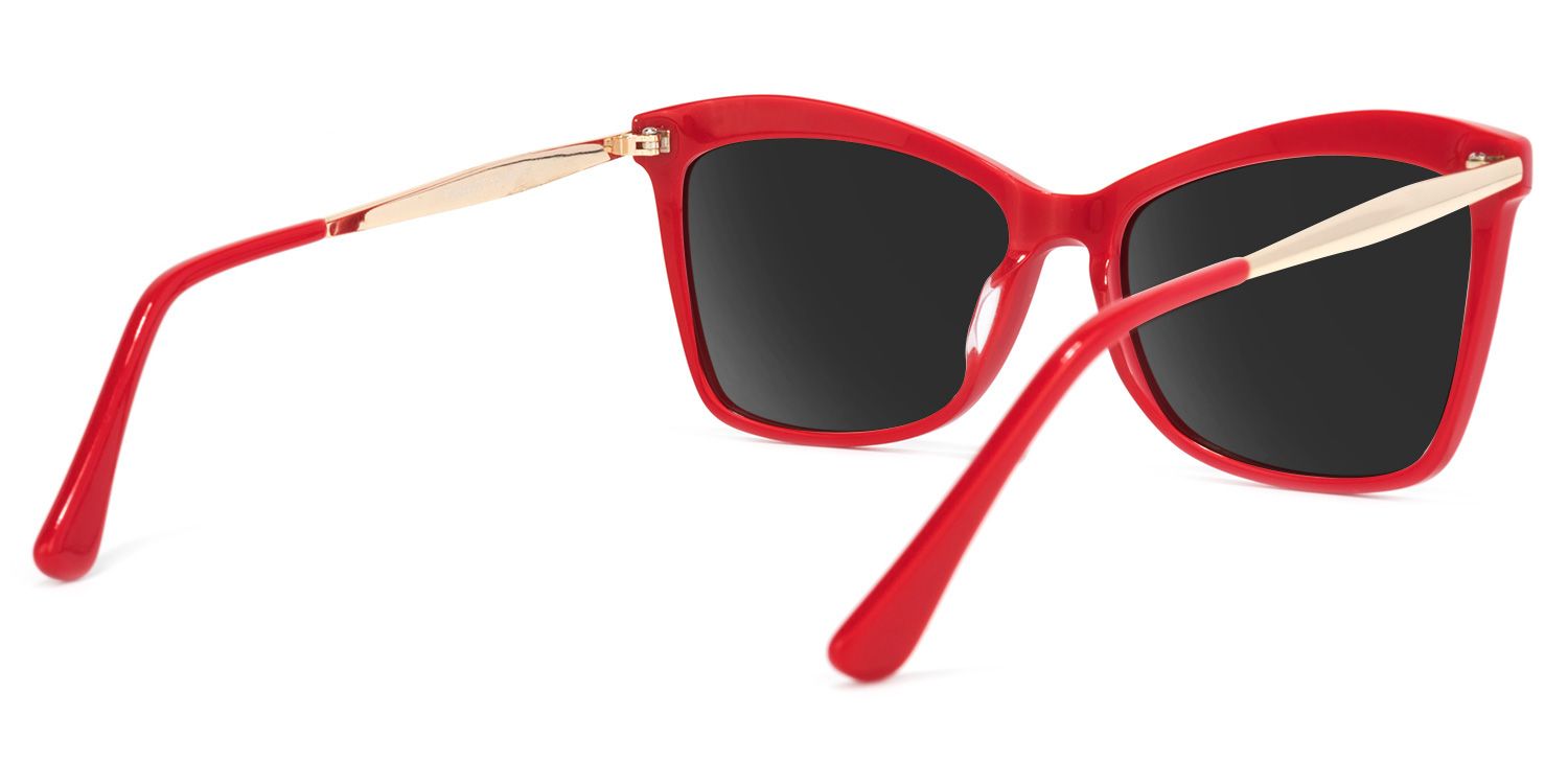 Isaebella Butterfly Red Sunglasses | ZEELOOL UK4