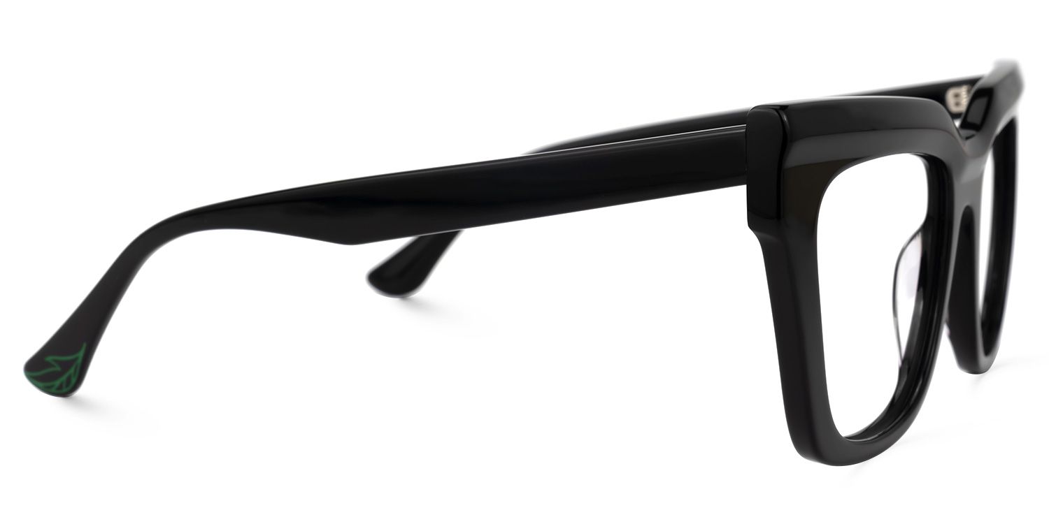 Burse Cateye Black Glasses | ZEELOOL UK2