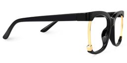 Obando Square Black Glasses4