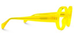 Dorrejo Round Yellow Glasses2