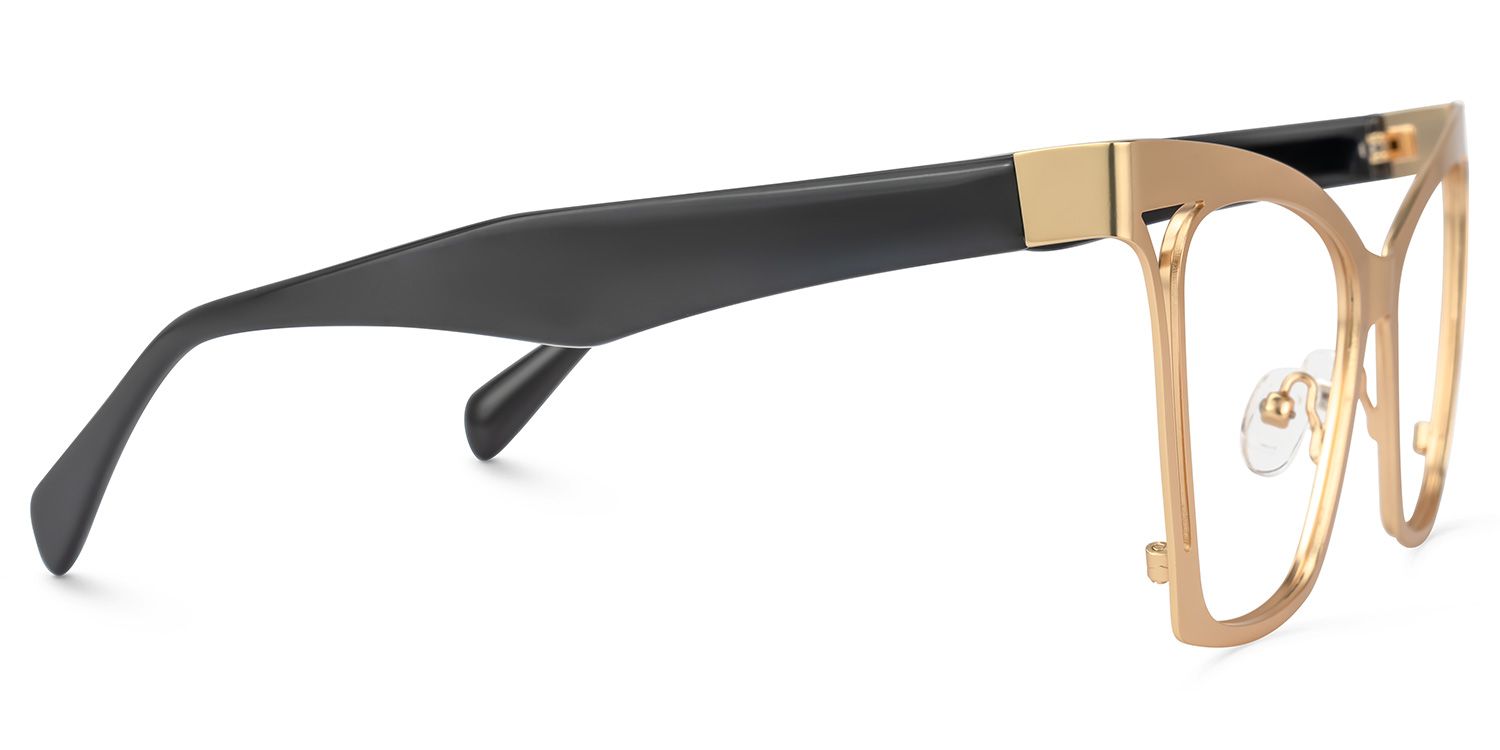 Adarsh Cateye Gold Glasses | ZEELOOL UK2