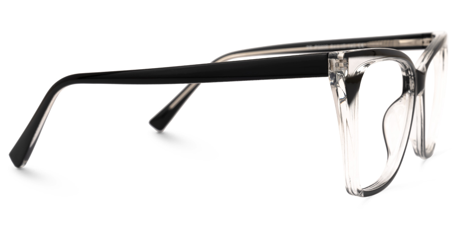 Jomar Cateye Black Glasses | ZEELOOL UK2