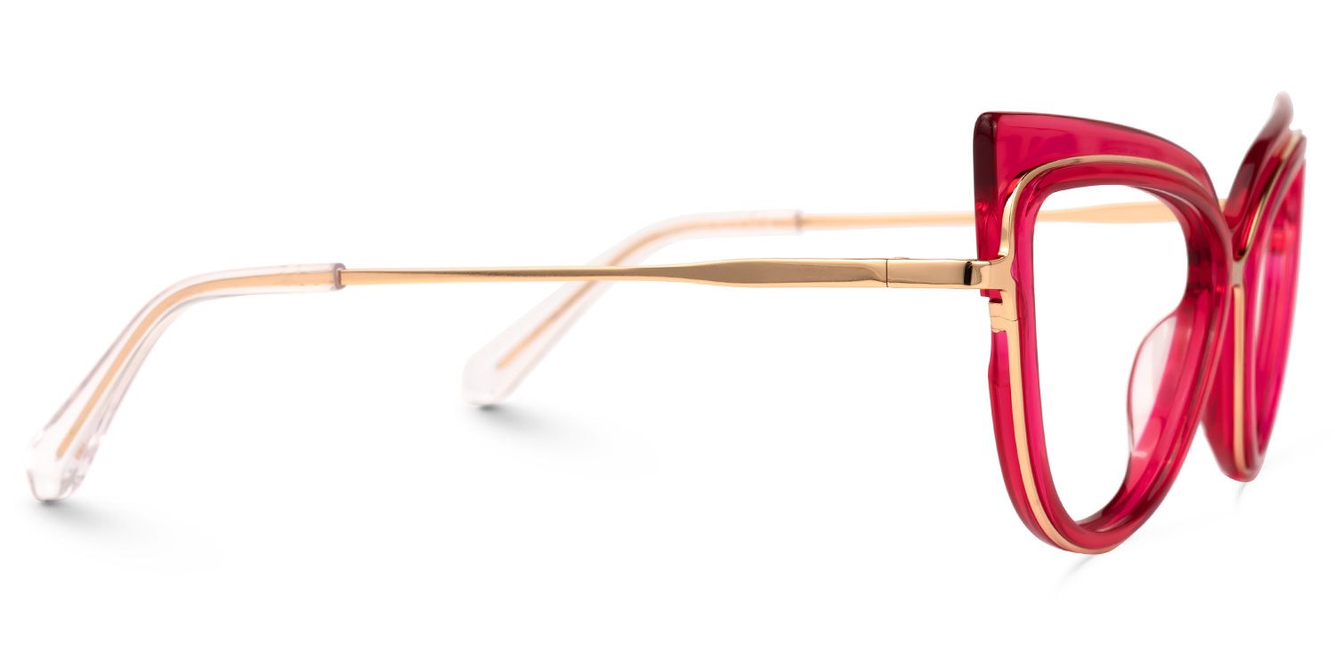 Birkman Cateye Bright-Pink Glasses | ZEELOOL UK2