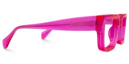 Glaucia Square Bright-Pink Glasses2