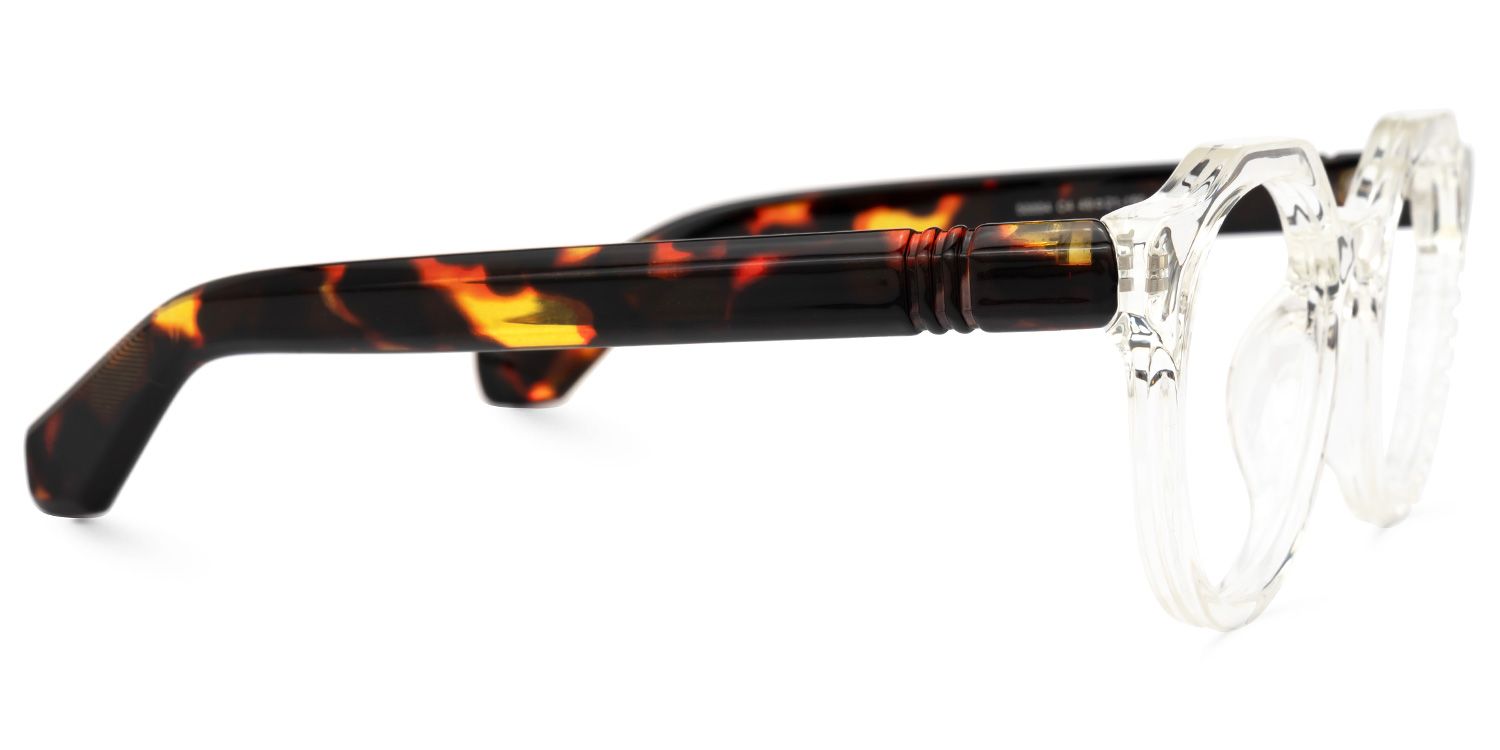 Crumity Round Clear Glasses | ZEELOOL UK2