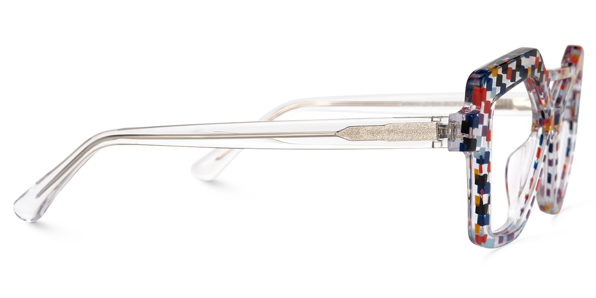 Keawna Geometric Multicolor Glasses | ZEELOOL UK3