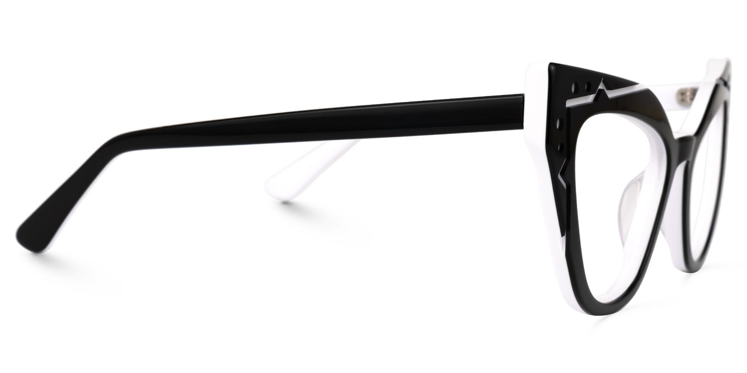 Kandice Cateye Black Glasses | ZEELOOL UK2