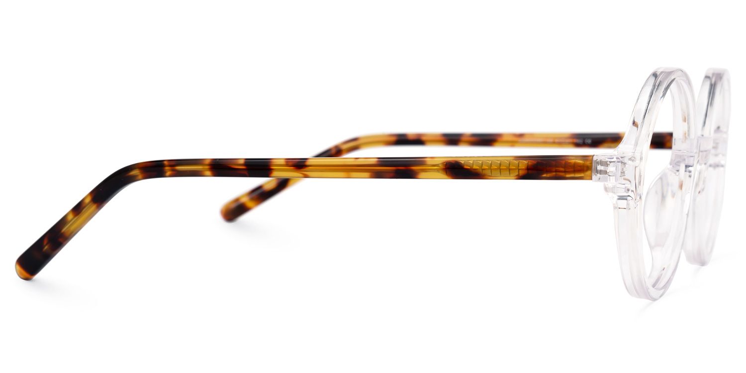 Otto Round Clear Glasses | ZEELOOL UK2