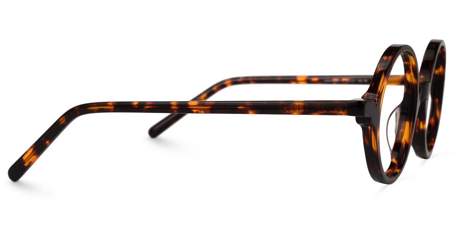 Otto Round Tortoise Glasses | ZEELOOL UK2