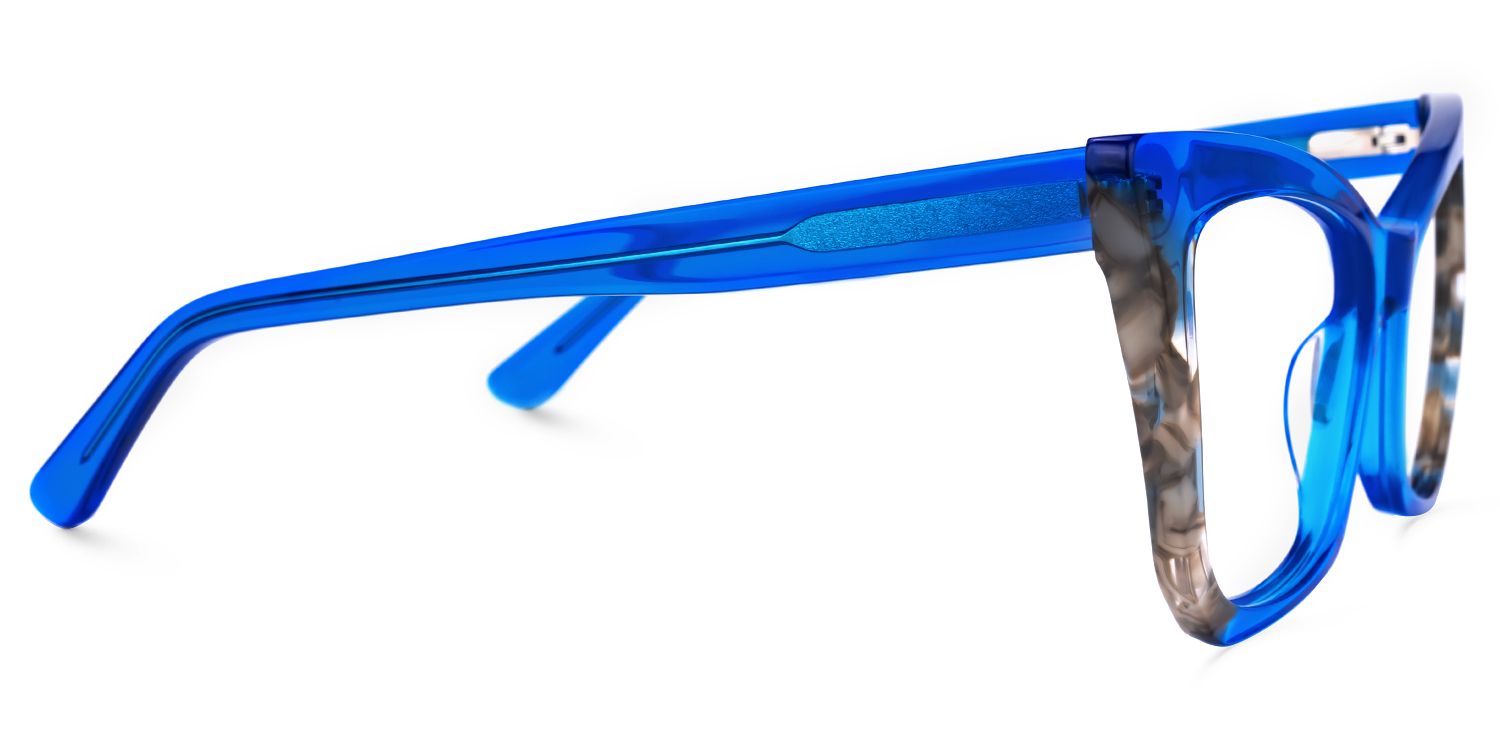 Saniya Cateye Blue Glasses | ZEELOOL UK2