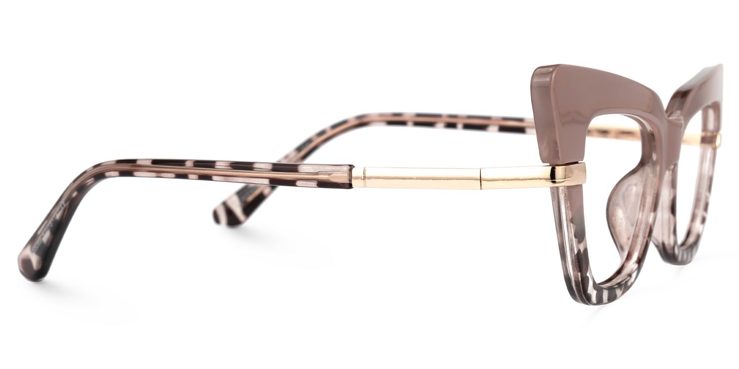 Vanille Cateye Two-Tone Glasses | ZEELOOL UK2