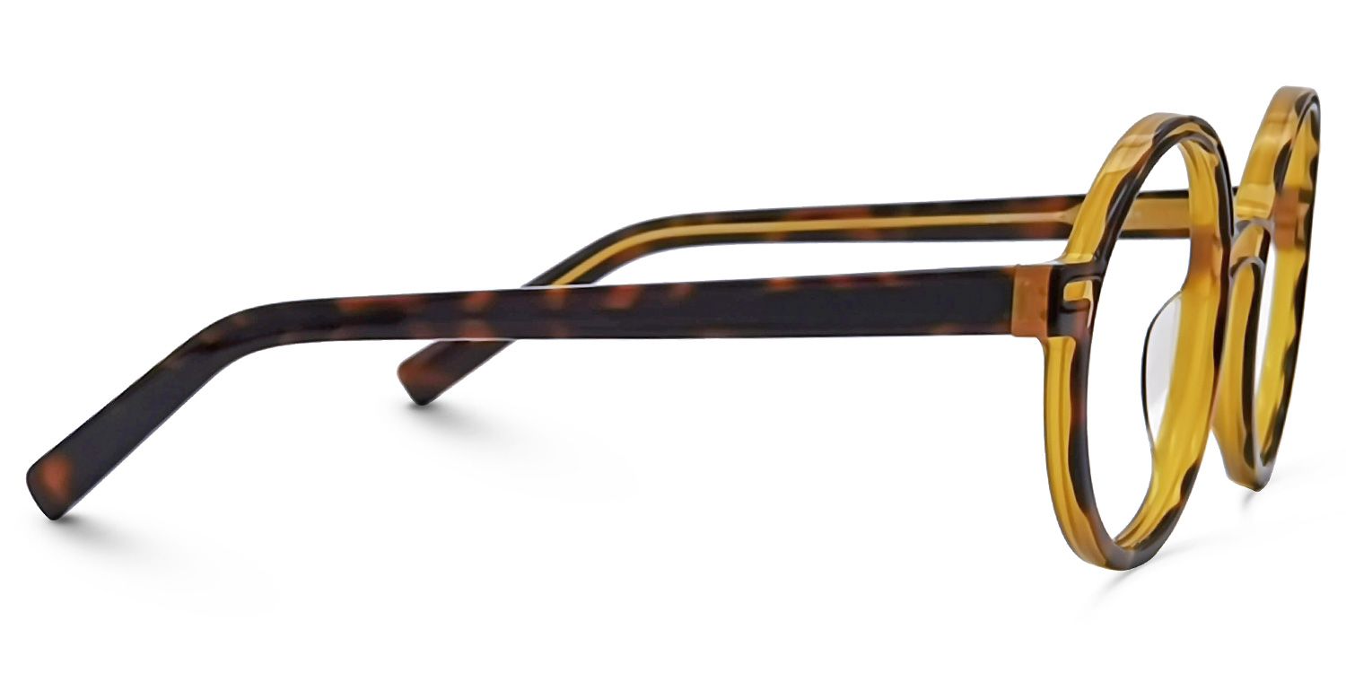 Chantel Round Tortoise Glasses | ZEELOOL UK2