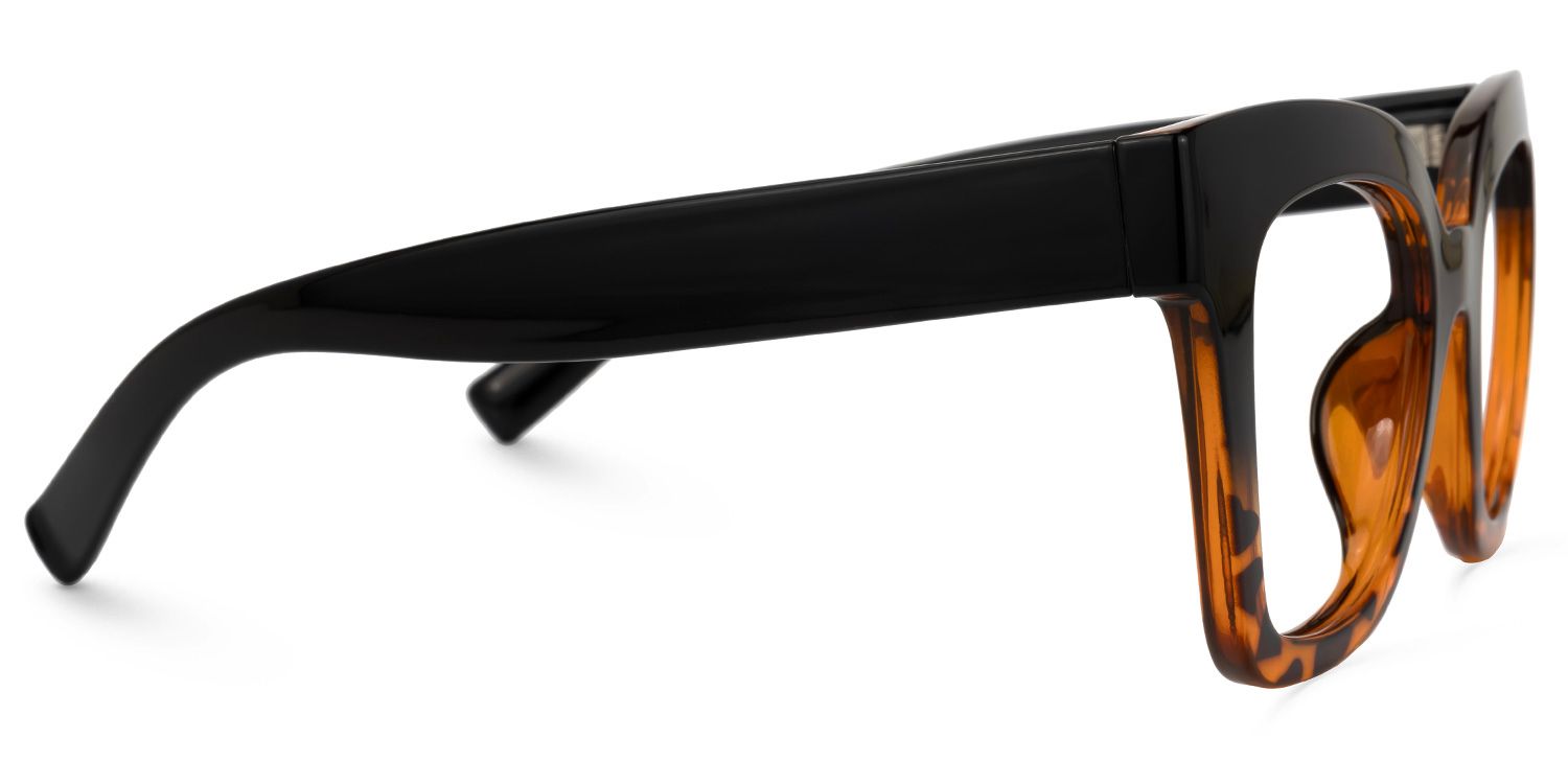 Malcolm Square Burnt Umber Glasses | ZEELOOL UK2