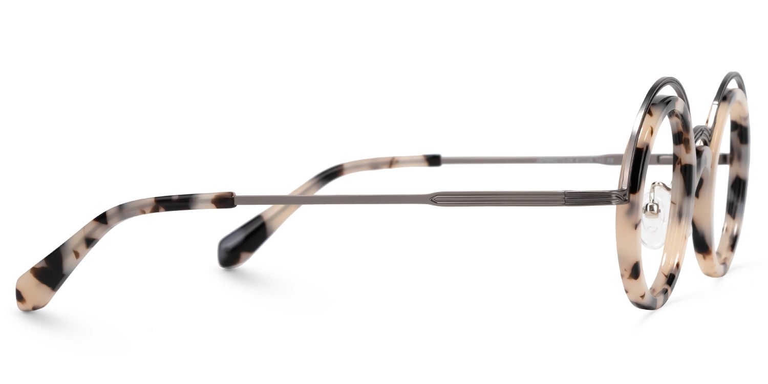 Suzzette Round Tortoise Glasses | ZEELOOL UK2