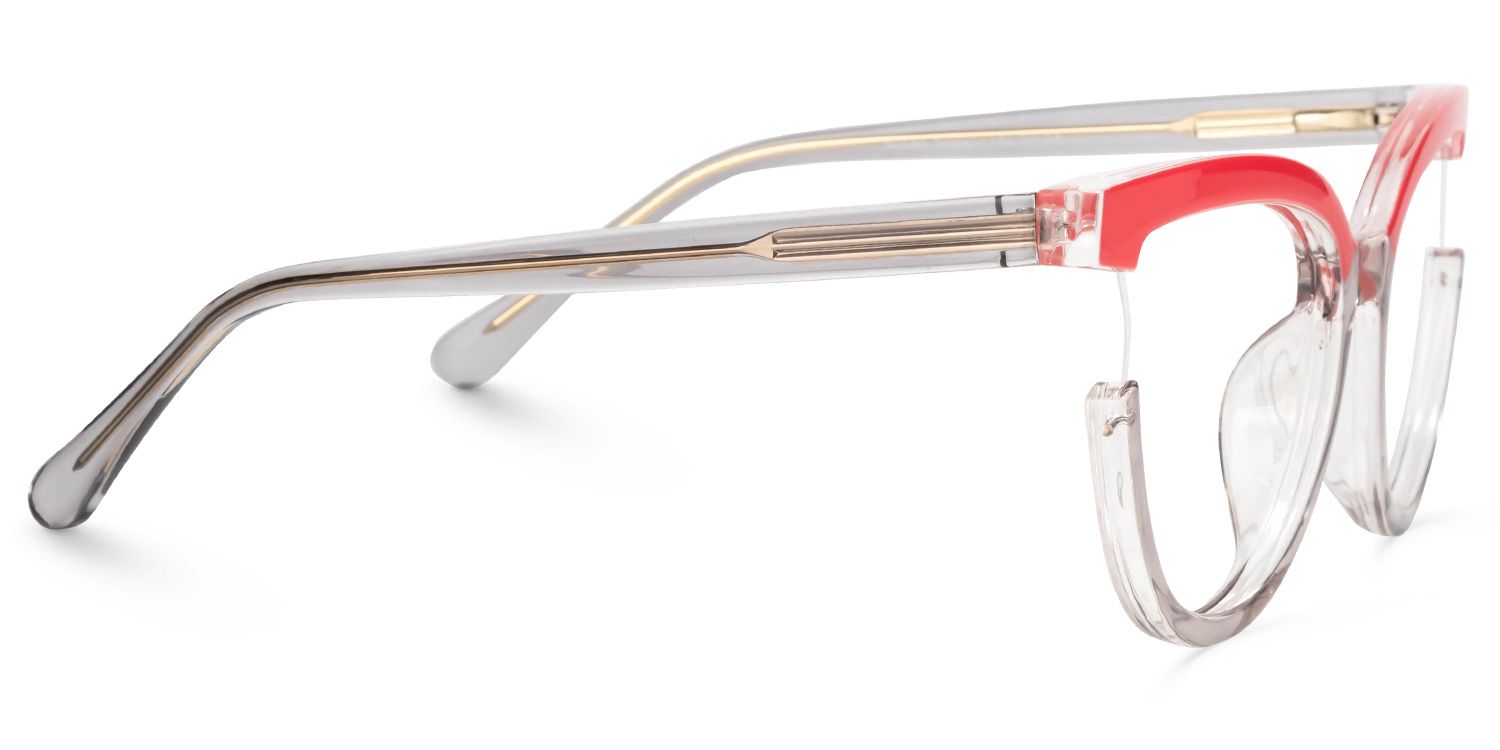 Tiwari Cateye Gray Glasses | ZEELOOL UK2