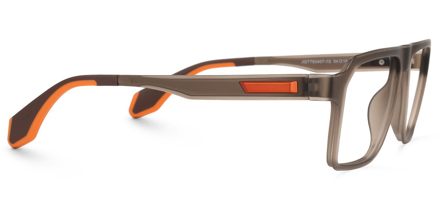Arnold Aviator Brown Glasses | ZEELOOL UK2