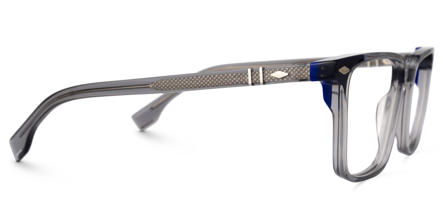 Davila Rectangle Gray Glasses2