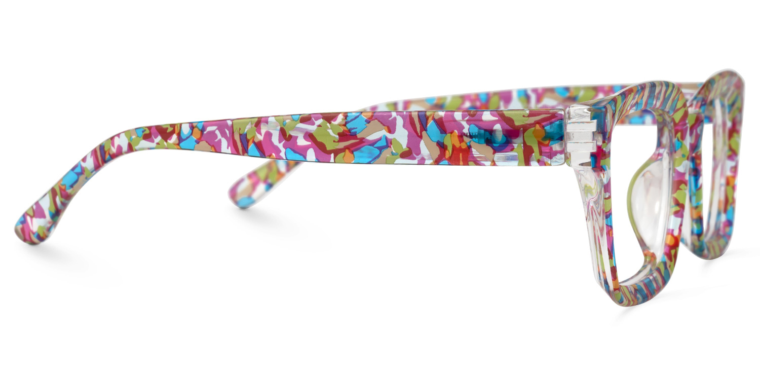 Tasfiya Rectangle Multicolor Glasses | ZEELOOL UK2