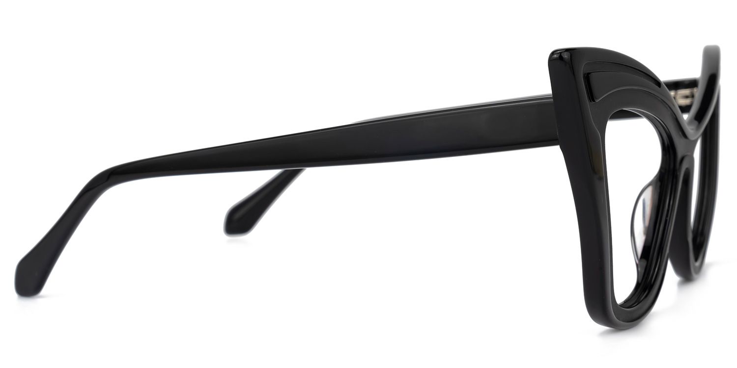 Sindy Cateye Black Glasses | ZEELOOL UK2
