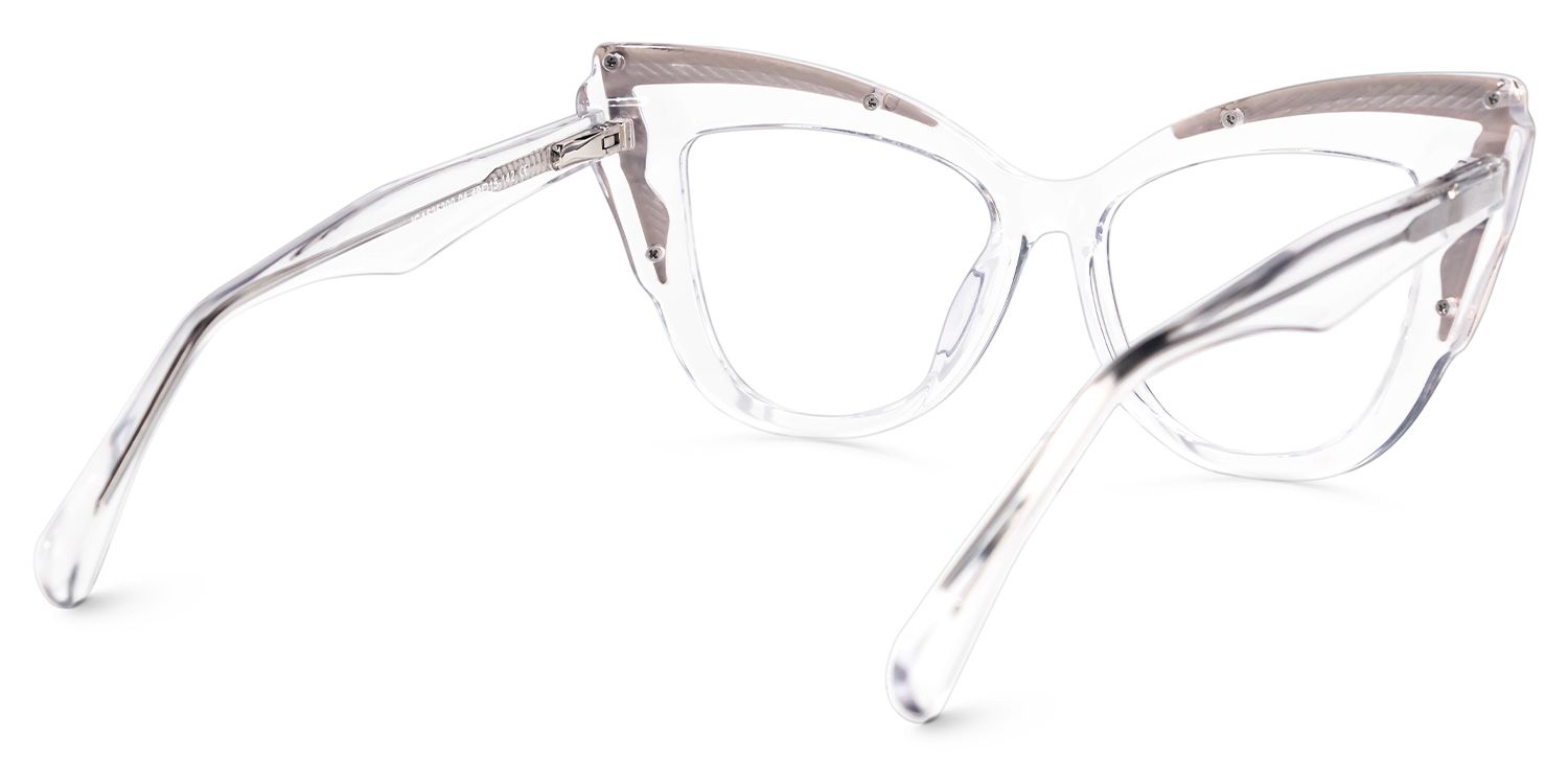 Dyson Cateye Clear Glasses | ZEELOOL UK3