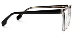 Misty Black Square Glasses2