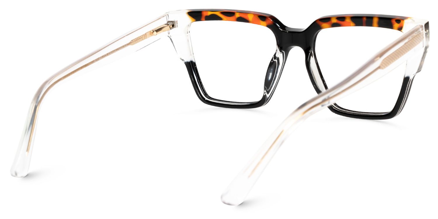 Hemazro Square Black Glasses | ZEELOOL UK3