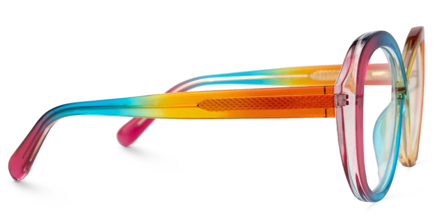 Kouassi Geometric Colorful Glasses | ZEELOOL UK2