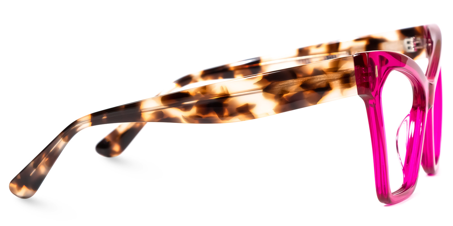 Senica Cateye Purple Glasses | Zeelool Glasses3