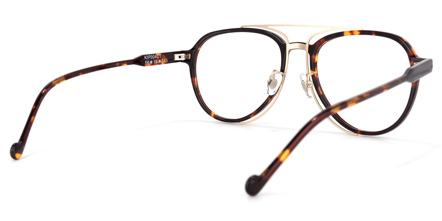 Ezra Geometric Tortoise Glasses | ZEELOOL UK4