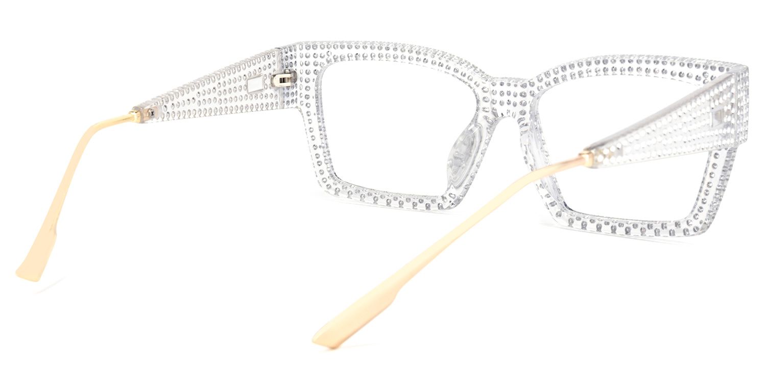 Drayton Square Clear Glasses | ZEELOOL UK3