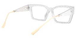 Drayton Clear Square Glasses3