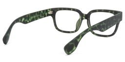 Colin Rectangle Green Floral Glasses4
