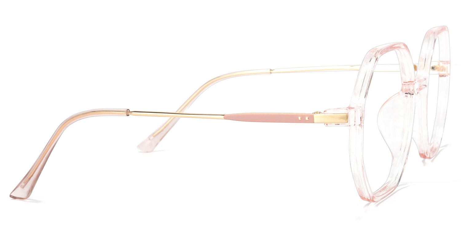 Tanner Geometric Pink Glasses3