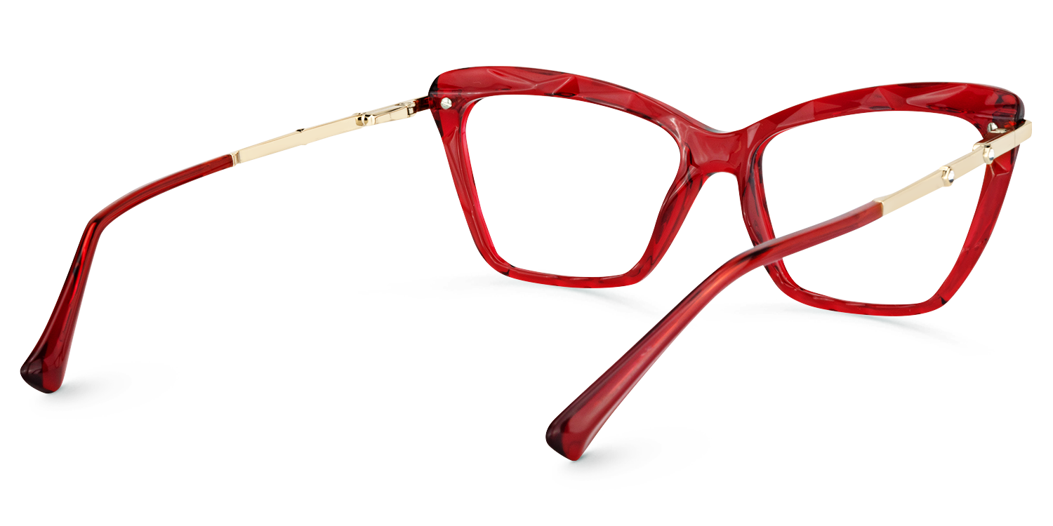 Juliet Cateye Red Eyeglasses and Glasses Frames4