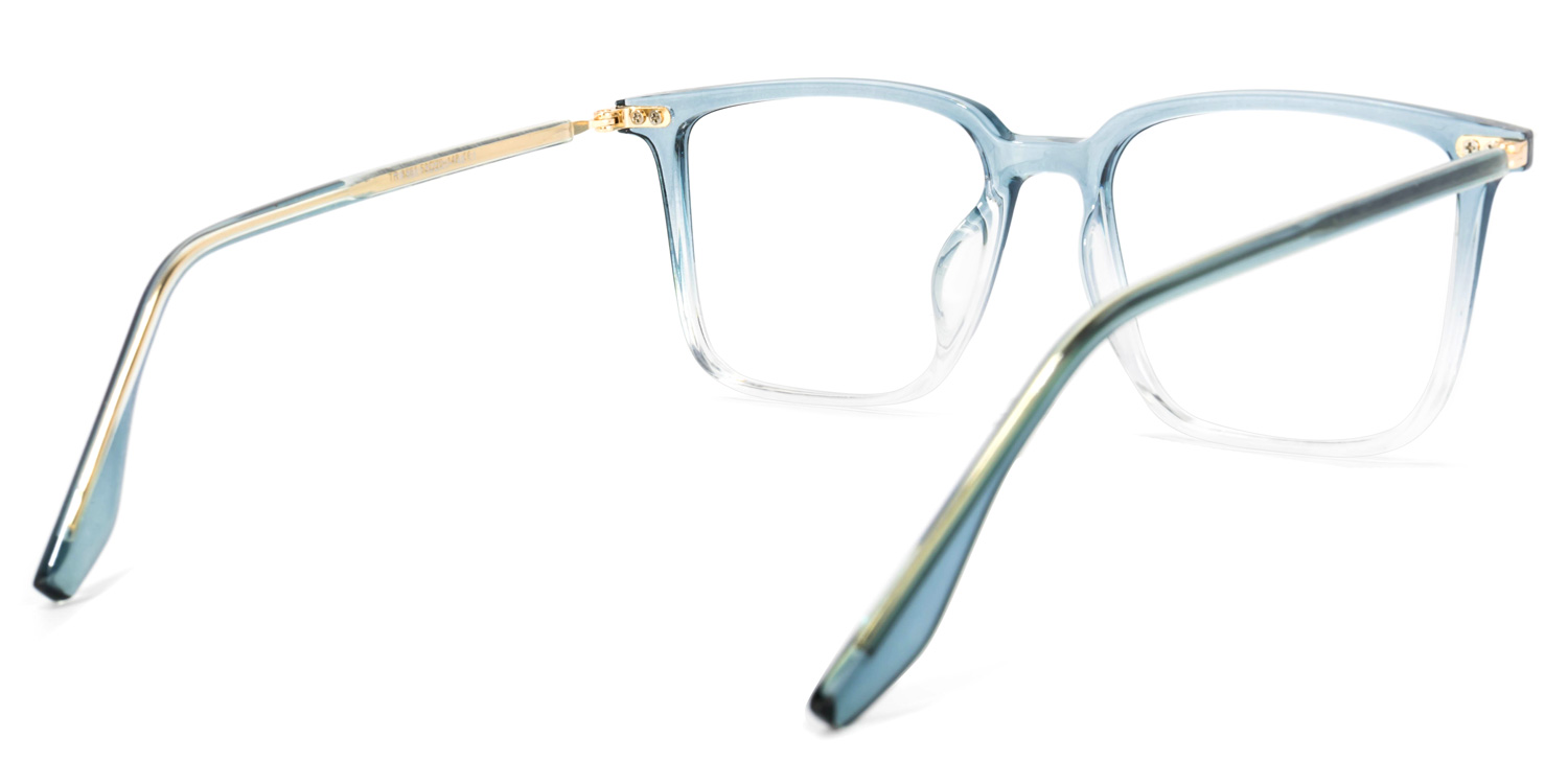 Tobias Square Light-Blue Glasses | ZEELOOL UK4