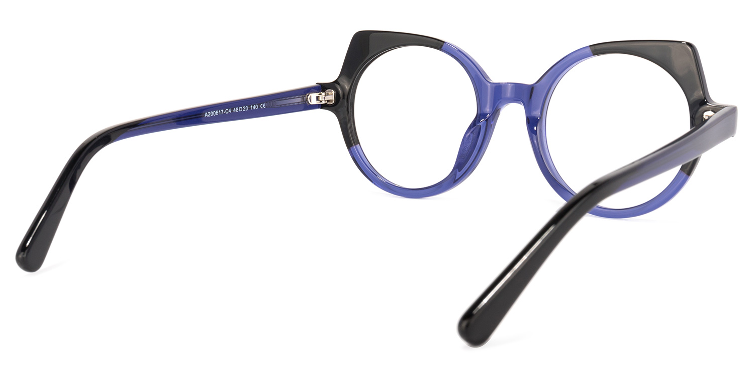 Gilbert Cateye Dark-Blue Glasses4