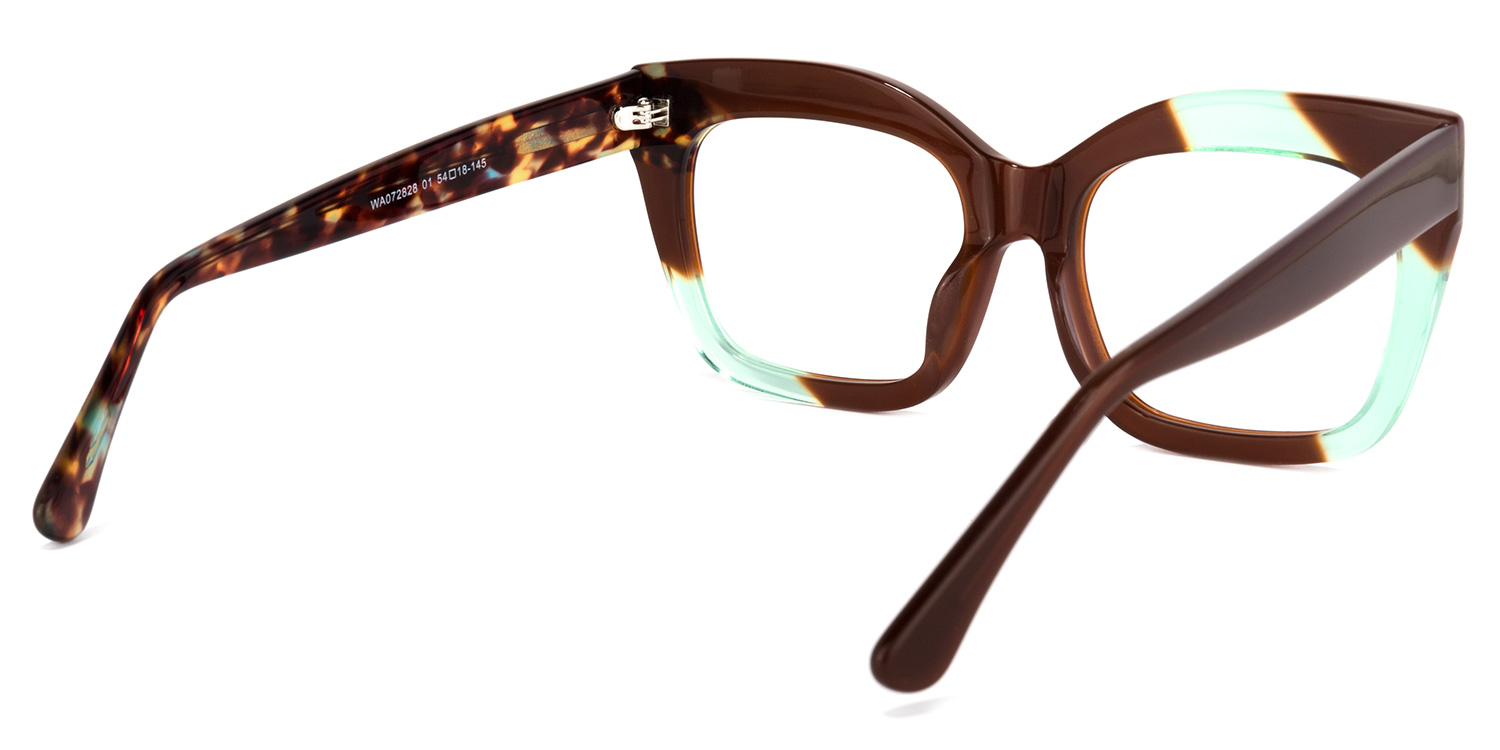 Ximena Cateye Brown Glasses | ZEELOOL UK4