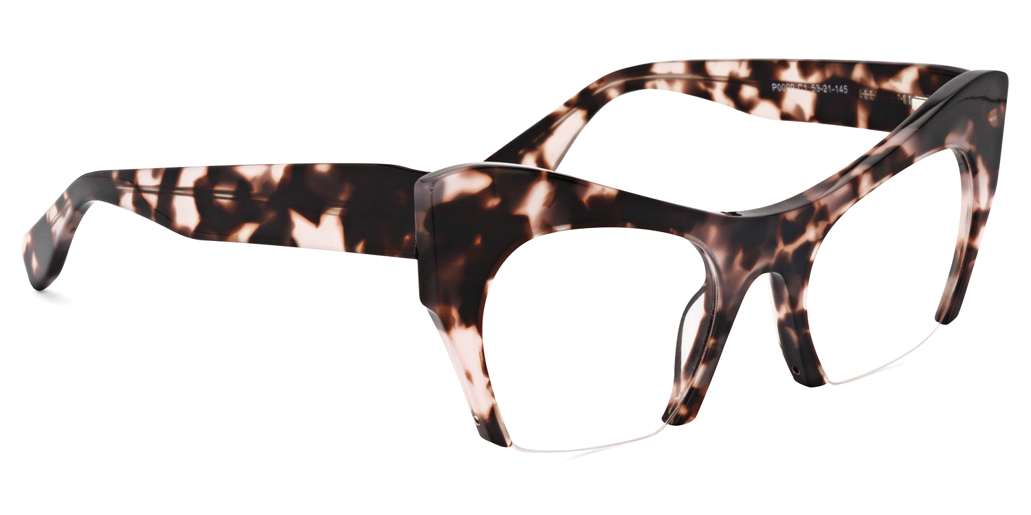 Kyle Cat Eye Light-Tortoise Glasses | ZEELOOL UK3