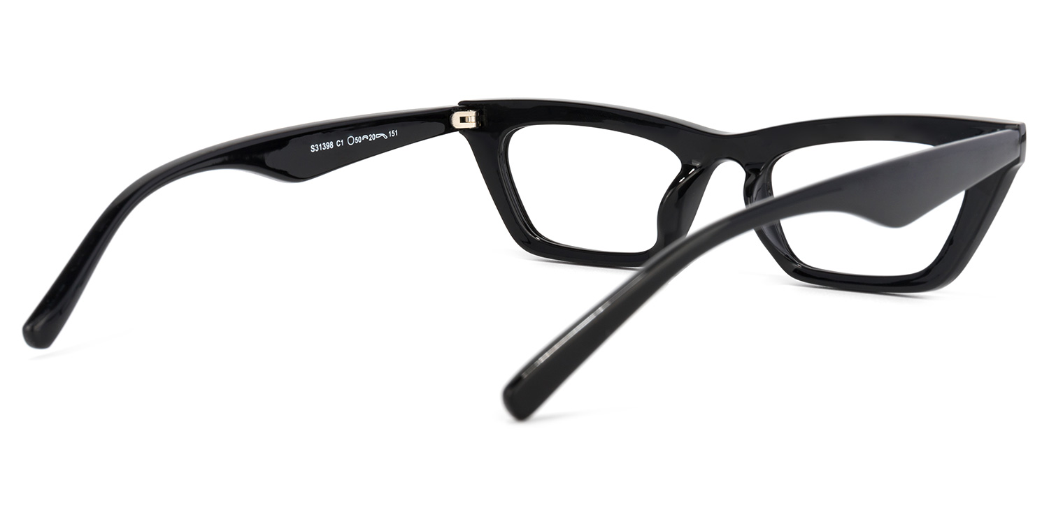 Gorman Cateye Black Glasses | ZEELOOL UK3